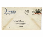 Stan Laurel Letter Signed With His Full Signature, ''Stan Laurel'' -- ''...'Another Fine Mess' quote had no particular significance, we used it in many situations...''